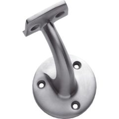 Intersteel Leuninghouder kleine achterplaat hol zadel opschroevend rvs