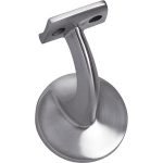 Intersteel Leuninghouder kleine achterplaat hol zadel rvs