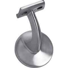 Intersteel Leuninghouder kleine achterplaat hol zadel rvs