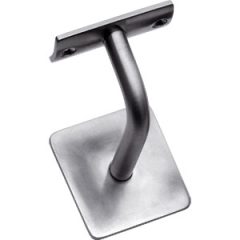 Intersteel Leuninghouder gebogen vierkant hol rvs