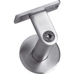 Intersteel Leuninghouder zwaar met vlak zadel rvs