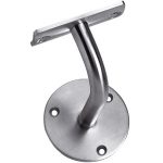 Intersteel Leuninghouder gebogen opschroevend hol zadel rvs