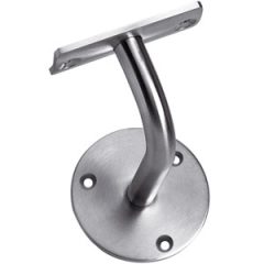 Intersteel Leuninghouder gebogen opschroevend hol zadel rvs