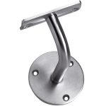 Intersteel Leuninghouder gebogen opschroevend vlak zadel rvs