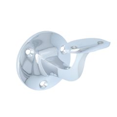 Intersteel Leuninghouder opschroevend hol verchroomd