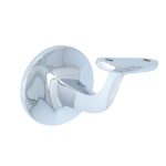 Intersteel Leuninghouder blinde achterplaat vlak zadel chroom