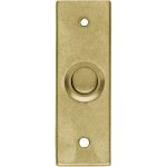 Intersteel Beldrukker smal recht messing getrommeld