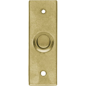 Intersteel Beldrukker smal recht messing getrommeld