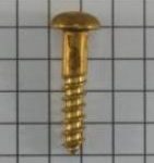 200 st messing bolkopschroef 4,0 x 20