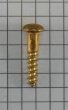 200 st messing bolkopschroef 4,0 x 20