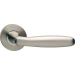 Intersteel deurklink Bjorn op rond rozet nikkel mat