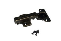 Keukenscharnier, softclose, bronskleur, tbv opdekdeurtjes