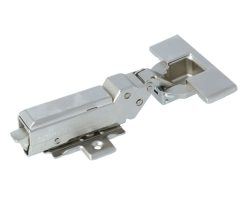 Keukenscharnier half opliggend met soft-close demping