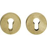 Intersteel SKG3 Veiligheid-rozet messing getrommeld