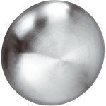 Intersteel enkele deurknop Paddenstoel rvs