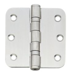 Intersteel kogellagerscharnier afgerond 3"" (76x76x2,5) rvs