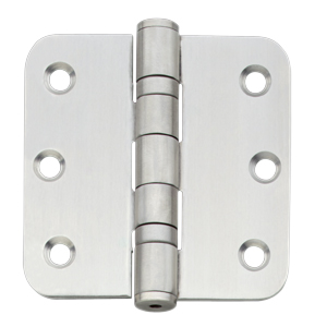 Intersteel kogellagerscharnier afgerond 3"" (76x76x2,5) rvs
