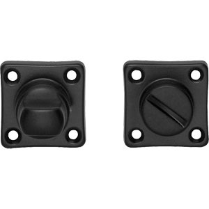 Intersteel wc-sluiting 8mm vierkant mat zwart