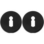 Intersteel sleutelrozetten verdekt ø49x7mm zwart