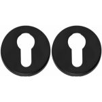 Intersteel cilinderrozetten verdekt ø49x7mm zwart