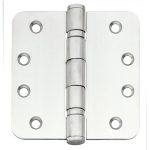 Intersteel Kogellagerscharnier afgerond 4""(102X102X3) rvs