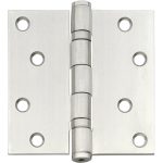 Intersteel kogellagerscharnier recht 3.5""(89x89x2,5) rvs