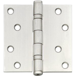 Intersteel kogellagerscharnier recht 3.5""(89x89x2,5) rvs