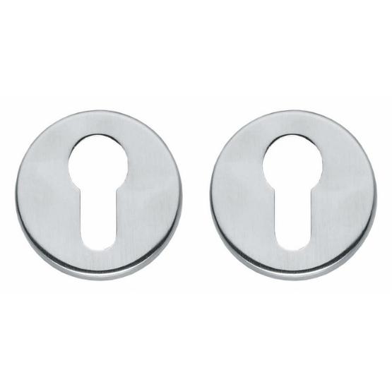 Intersteel cilinderrozetten verdekt ø49x7mm chroom mat