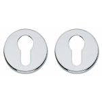 Intersteel cilinderrozetten verdekt ø49x7mm chroom