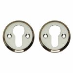 Intersteel cilinderrozetten ø50x5mm nikkel