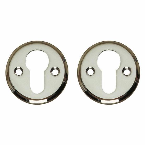 Intersteel cilinderrozetten ø50x5mm nikkel