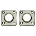 Intersteel rozetten 38x38x5mm nikkel