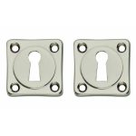 Intersteel sleutelrozetten 38x38x5mm nikkel