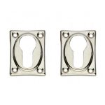 Intersteel cilinderrozetten 47x37x5mm nikkel