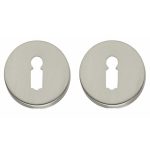 Intersteel sleutelrozetten verdekt ø49x7mm nikkel mat