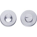 Intersteel wc-sluiting 8mm rond verdekt kunststof chroom mat