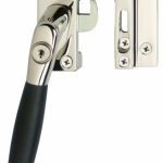 Intersteel SKG1 Afsluitbare raamsluiting Links Ton 400 nikkel/ebbenhout compleet