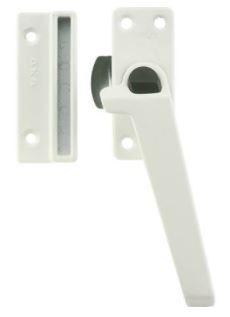 AXA Raamsluiting Met Nok en Drukknop Rechts wit