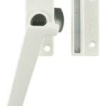 AXA Raamsluiting Met Nok en Drukknop Links Wit