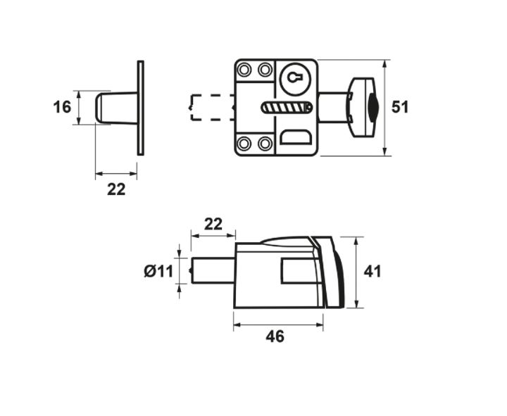 Raamslot AXA Wit SKG1 - Afbeelding 2