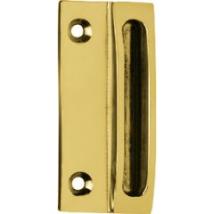 Intersteel Sluitplaat + kom Ferraro 70x30 messing gelakt