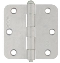 AXA Scharnier 76x76x2 met afgeronde hoeken 1105 rvs