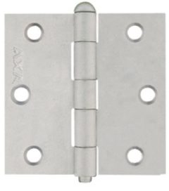 AXA Ongelagerd scharnier 76x76x2 met rechte hoeken rvs