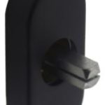 Intersteel Raamkruk basisplaat hals Ø18mm mat zwart