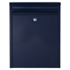 Brievenbus Wandbevestiging blauw