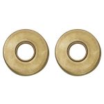 Intersteel rozetten verdekt ø49x7mm messing getrommeld
