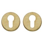 Intersteel cilinderrozetten verdekt ø49x7mm messing getrommeld