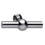 Intersteel enkele deurklink T-model rvs