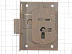 Halfopdekslot verbronsd penmaat 30 mm Rechts