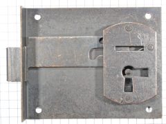 Halfopdekslot verbronsd penmaat 60 mm Rechts